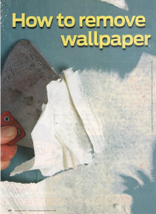 Person using wallpaper roller remove - paper texture free wallpaper for mobile
