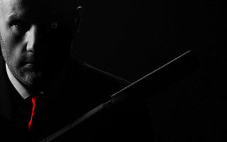 Man suit knife serious portrait - dong kingman free wallpaper for desktop