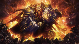 Armor demon flames hero battle - a demon like face free wallpaper