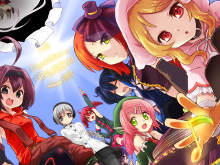 Anime girls colored hair makeup 3 - different colored hair and makeup free wallpaper