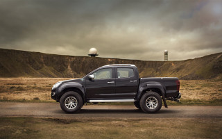 Black truck hill satellite dish - barron storey free wallpaper for desktop