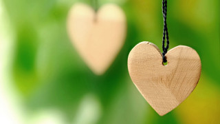 Wooden heart string tree branch - anne dunn free wallpaper for desktop