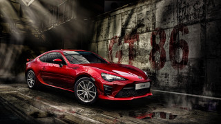 Red sports car dark tunnel - colin hayes free wallpaper