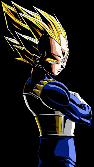 Vegeta super saiyan armor spiked - his face and shoulders free wallpaper
