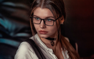 Elina karimova pre raphaelitism portrait - a black tie free wallpaper for desktop