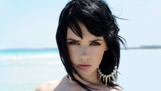 Gothic beach portrait black hair - black hair free wallpaper for desktop