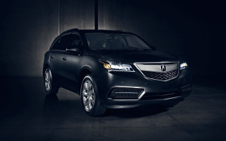 Black acura dark room spotlight - the side of the car free wallpaper