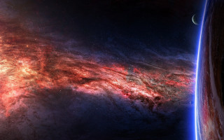 Large star space sky milky - galaxy free wallpaper for desktop