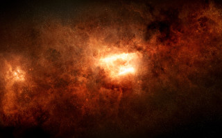 Large star cluster bright center 2 - large star cluster in the sky free wallpaper for desktop