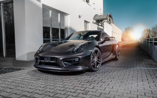 Grey sports car brickroad brightlight - a brick road free wallpaper