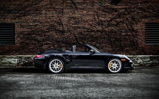 Black sports car brick wall 8 - clark voorhees free wallpaper for desktop