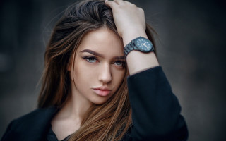 Elina karimova portrait blurry photorealistic - her wrist free wallpaper