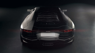 Black sports car dark room 20 - a black sports car free wallpaper for desktop