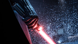 Light saber snow night cinematic - their hand in free wallpaper