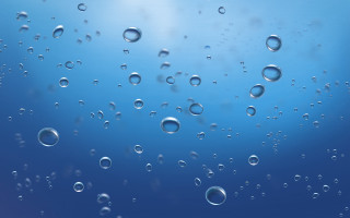 Blue water droplets underwater sky - aquirax uno free wallpaper