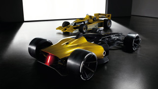 Yellow race car panfuturism rendering - adam szentpétery free wallpaper