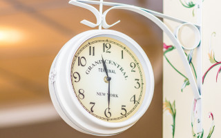 Clock floral design arts crafts - the time free wallpaper for desktop