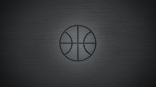 Basketball silver circle center black - a basketball ball free wallpaper for desktop