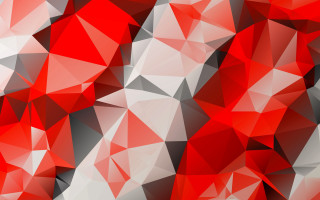 Red white abstract triangles geometric - border free wallpaper for desktop