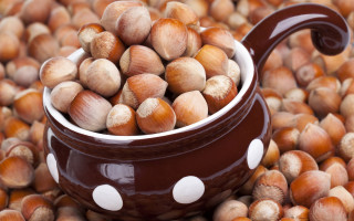 Bowl of nuts autumn les - autumn free wallpaper