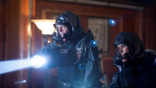 Man black jacket flashlight hooded - his hand and a man free wallpaper for desktop