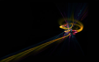 Colorful fractal light mandelbrot generative - a long exposure of light free wallpaper