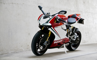 Red white motorcycle parking lot 3 - motorcycle free wallpaper