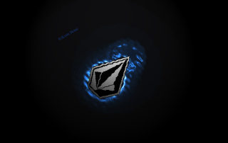 Dark blue black wallpaper logo - a blue flame free wallpaper