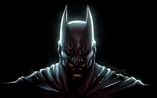 Batman blackarmor glowingeyes helmet spikes - a batman free wallpaper