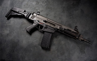 Gun black background starry sky - free technology wallpaper