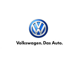 Volkswagen logo white background word - the middle of it free wallpaper