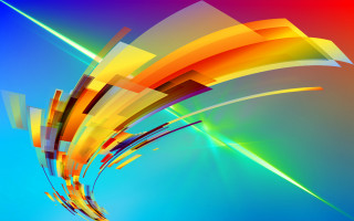 Colorful abstract lines shapes sky - line free wallpaper for desktop