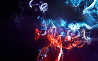 Smoke abstract airbrush color shift - alberto seveso free wallpaper