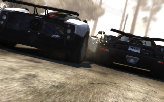 Two cars driving road game - two car free wallpaper