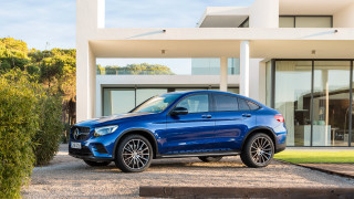 Blue mercedes maximalism digital rendering - maximalism free wallpaper