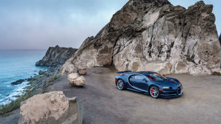 Bugatti rocky beach ocean rock - david lachapelle free wallpaper