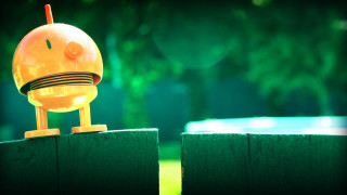 Yellow toy fence pool trees - a wooden fence next free wallpaper