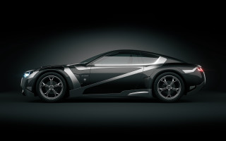 Black sports car panfuturism sharp - a black sports car free wallpaper