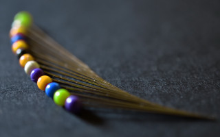 Wooden stick beads table black - end free wallpaper