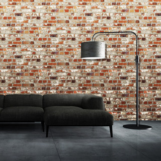 Couch lamp brickwall floorlamp postminimalism - a lamp free wallpaper for tablet