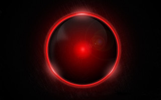 Red circle black background glowing - a red circle free wallpaper