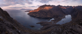 Mountain lake mountains cloudy sunset - a few mountain free wallpaper for desktop