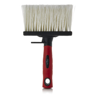 Red black brush white background - a black handle free wallpaper