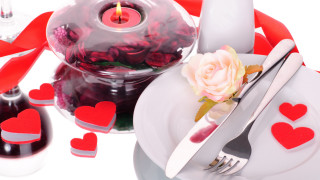 Romantic rose candle plate wine - it next free wallpaper for desktop