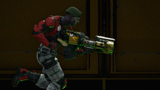 Man uniform green light weapon - uniform holding free wallpaper