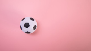 Soccer ball pink background checkered - carol bove free wallpaper