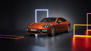 Porsche panamera neon dark room - private press free wallpaper for desktop