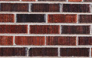 Brick wall constructivism tilt shift - clock free wallpaper