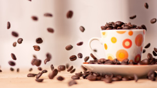 Coffee cup coffee beans table 6 - coffee bean free wallpaper