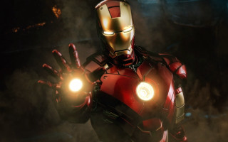Glowing man suit light background - edward simmons free wallpaper